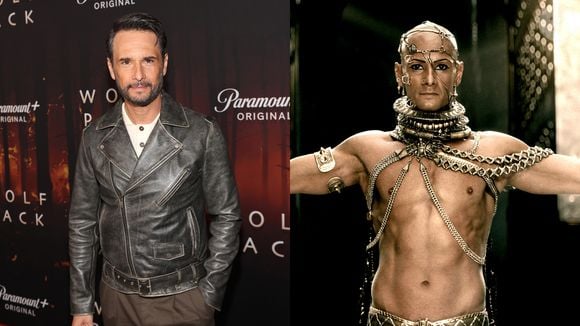 Rodrigo Santoro depilou todo o corpo e passou por maquiagem extrema para ser o rei Xerxes no longa '300'. Muitos nem sabiam que ele era o ator
