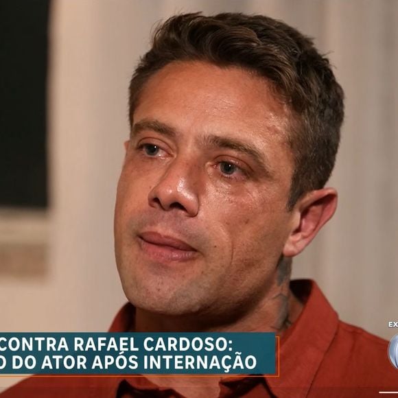Rafael Cardoso contou ter decidido se internar por conta própria
