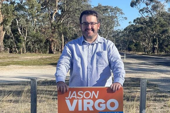 Jason Virgo é um político australiano de 35 anos que foi eleito deputado nas últimas eleições do país