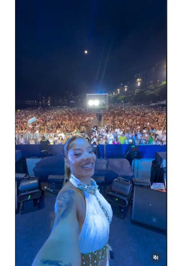 Ludmilla vira alvo de questionamento jurídico após cantar 'Verdinha' no Réveillon de Niterói, que reuniu mais de 700 mil pessoas