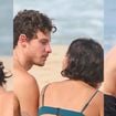 Namoro com beijo, 'mão boba' no biquíni fio-dental e banho de mar: 28 fotos de Bruna Marquezine e Shawn Mendes no momento 'adeus saudade' em praia do Rio