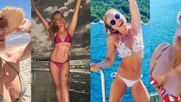 Angélica de biquíni: essas 30+ fotos são a prova DEFINITIVA que a apresentadora ostenta corpo definido aos 51 anos. Veja!