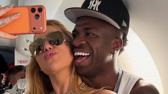 Virgínia assume volta do namoro com Vini Jr. com foto divertida e jogador reage com declaração de amor. Veja!