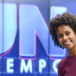 Maju Coutinho nunca tinha visto William Bonner pessoalmente. A jornalista comandava a previsão do tempo em São Paulo, enquanto o telejornal é gravado na capital carioca