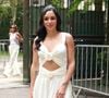 Bruna Biancardi, dona de um estilo que alterna entre o romântico e o despojado, elegeu um vestido branco e longo para a ocasião