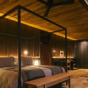 Outra acomodação refinada disponível no Hotel Tierra Atacama.