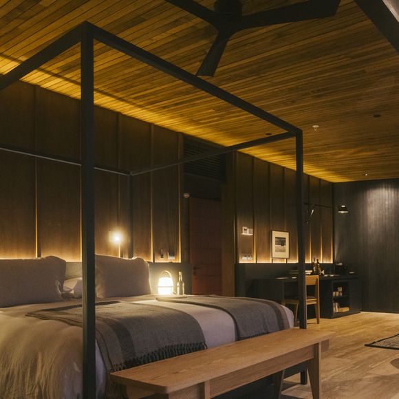 Outra acomodação refinada disponível no Hotel Tierra Atacama.