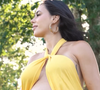 Já na reta final da gravidez, Bruna Biancardi apareceu belíssima em um vídeo exibindo sua barriga