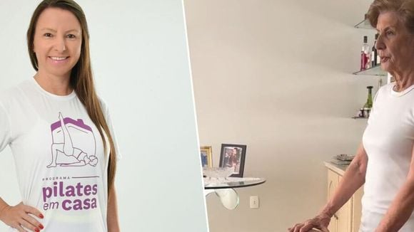 Vanessa Andrade, instrutora de Pilates: 'Esta sequência de quatro exercícios na cadeira é simples e ideal para fortalecer as pernas de pessoas com mais de 60 anos'