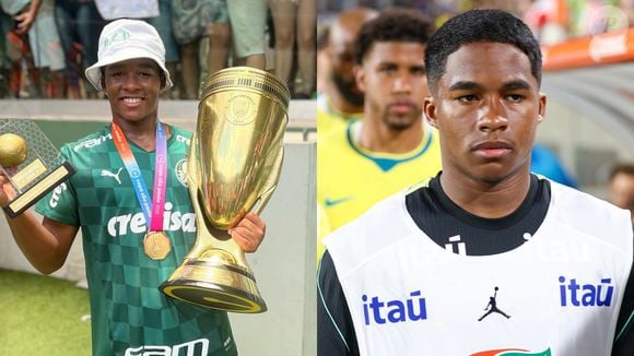 Antes e depois de Endrick: do Palmeiras para o mundo, jovem jogador começou a fazer sucesso ainda na base. Seu visual mudou pouquíssimo desde então