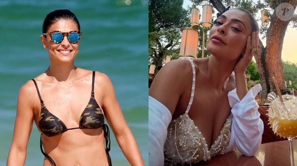 Juliana Paes queria um resultado natural com próteses de silicone pequenas e conseguiu realizar seu desejo
