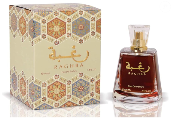 O perfume árabe romântico Raghba for Women, de Lattafa.