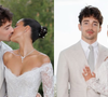 Vestido de noiva sereia e passeio em Ferrari de 200 milhões: + de 15 fotos do casamento de luxo do piloto Charles Leclerc com Alexandra Saint-Mleux em Mônaco