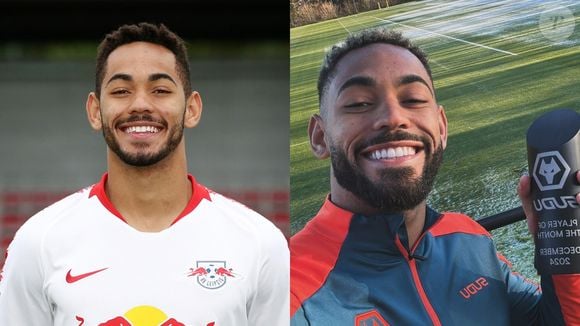 Antes e depois de Matheus Cunha: apesar de ainda manter o mesmo visual e a 'carinha' do início da carreira, é inegável a transformação na beleza do jogador