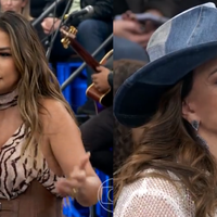 Simone Mendes fica cara a cara com Sula Miranda e rebate críticas da irmã de Gretchen sobre suas músicas: ‘Vou continuar fazendo’