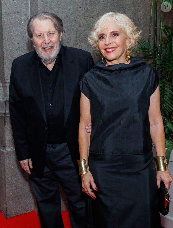 Daniel Filho prestigiou a primeira edição do Golden Globes Brasil na companhia da mulher, Olivia Byington, em 18 de março de 2026