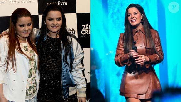 Antes e depois de Maraisa: embora não tenha revelado o quanto emagreceu, a irmã de Maiara também ostenta um corpo muito diferente após diversas tentativas de emagrecimento