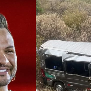 Acidente com cantor de forró termina em morte (05 de maio): O carro dirigido pelo vocalista da Desejo de Menina, Lenno Ferreira, atingiu a traseira de uma van. Uma mulher morreu