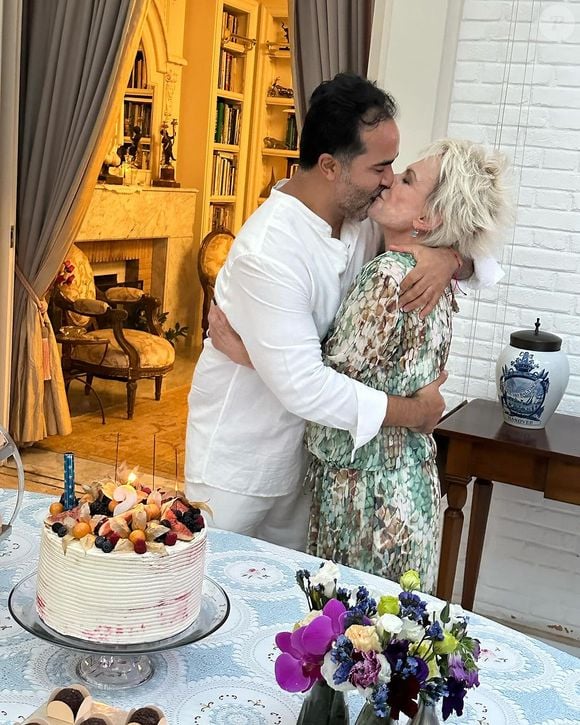 Ana Maria Braga e Fábio Arruda estao juntos há mais de 5 anos