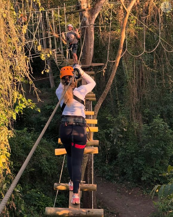 Angélica fez uma viagem em família pela Costa Rica recentemente