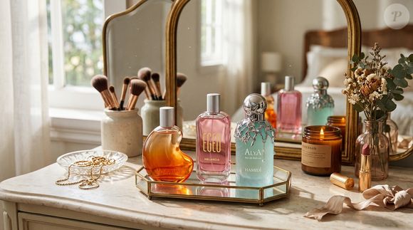 Egeo Melancia, Caju e Alya foram os três perfumes escolhidos pela minha mãe como favoritos durante a menopausa, reunindo propostas frutais, tropicais, florais e envolventes