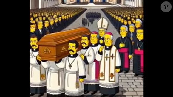 Episódio esquecido de 'Os Simpsons' mostra o velório de um Papa no Vaticano