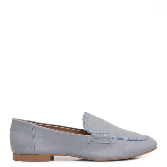 Mocassim Azul Pesponto