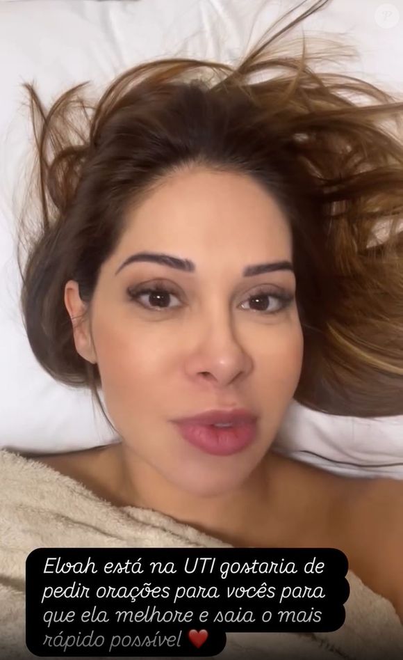 A filha de Maíra Cardi ainda não tem previsão de alta da UTI