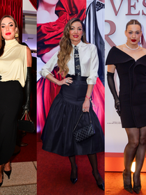 Corset, alfaiataria e luvas de ópera: 15 fotos dos looks de Patrícia Poeta, Bianca Andrade, Nicole Bahls e mais na première de ‘O Diabo Veste Prada 2’ em SP