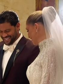 'Só Deus sabe o que a gente enfrentou...': votos de Hulk e Camila em novo casamento viram alvo de duras críticas na web