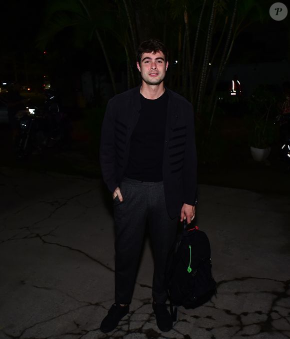 Rafael Vitti em festa de confraternização da novela 'Dona de Mim', da TV Globo