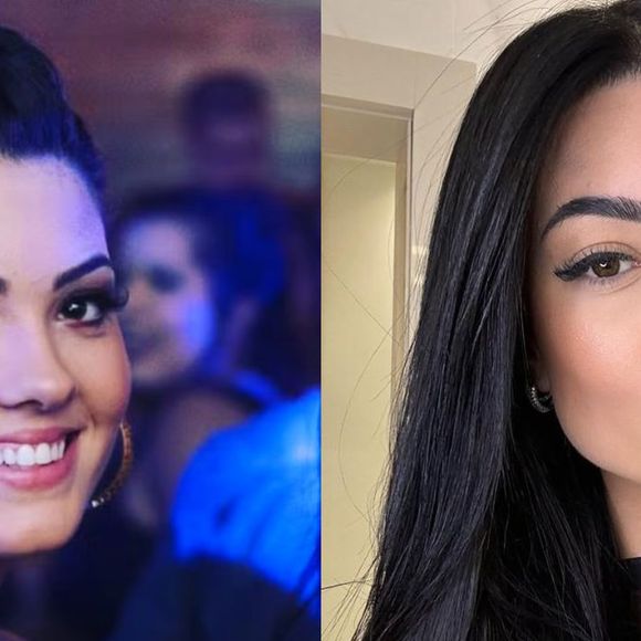 No rosto, a namorada de Belo fez rinoplastia, colocou botox, preenchimento labial e lentes de contato nos dentes