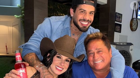 Leonardo posta foto com Ana Castela, ganha declaração de Zé Felipe e web provoca Virgínia Fonseca.