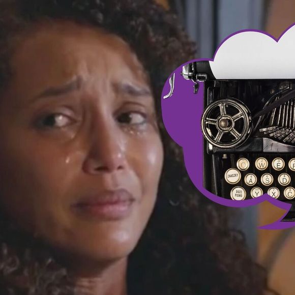 Raquel, na versão original d 'Vale Tudo', lutava por um empreso de datilografia, mas não sabia mexer em máquina de escrever