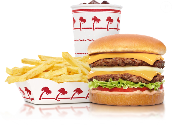 O combo com Double Double, batata frita e refrigerante custa US$ 5,99, cerca de R$ 31,49, mostrando que até um vencedor do Oscar pode celebrar com um lanche simples