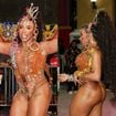 O significado quase secreto - e espiritual - do cabelo solto de Evelyn Bastos, rainha da Mangueira há quase 12 anos, nos looks de Carnaval