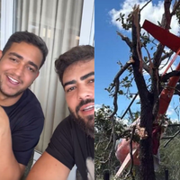 Helicóptero de Henrique e Juliano sofre acidente em fazenda no Tocantins e dupla atualiza estado do pai; assista