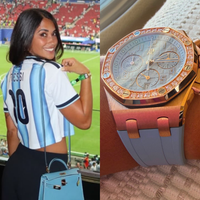Audemars Piguet de R$ 242 mil usado por Antonela Roccuzzo não é único; veja relógios milionários da esposa de Messi, craque da Copa 2026
