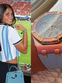 Audemars Piguet de R$ 242 mil usado por Antonela Roccuzzo não é único; veja relógios milionários da esposa de Messi, craque da Copa 2026