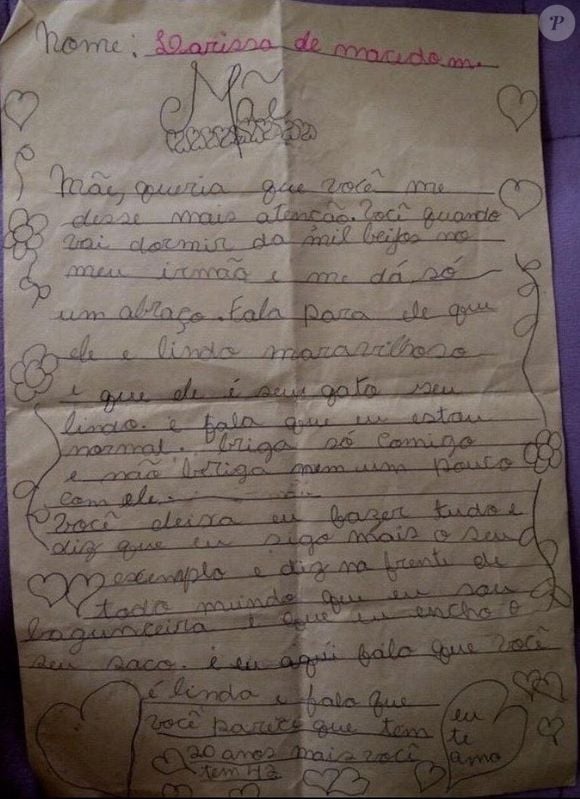 Uma carta escrita por Anitta quando criança para sua mãe, Miriam Macedo, viralizou na internet na última semana após a estreia do documentário da cantora, “Larissa: O Outro Lado de Anitta”.