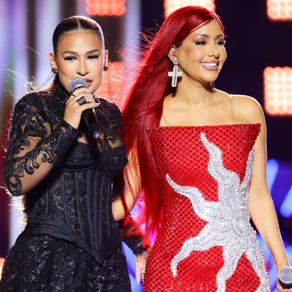 Simone Mendes foi uma das participações especiais da gravação do DVD de Priscila Senna, que parou Recife nesta quarta-feira (27)