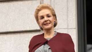 Carolina Herrera, hoje aos 87 anos: 'Não gosto de comida sofisticada, então como muitos pratos simples de peixe e vegetais'
