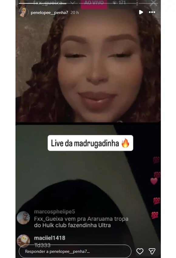 Japinha do CV está viva? Perfil privado que se diz da criminosa conta ter feito live na madrugada