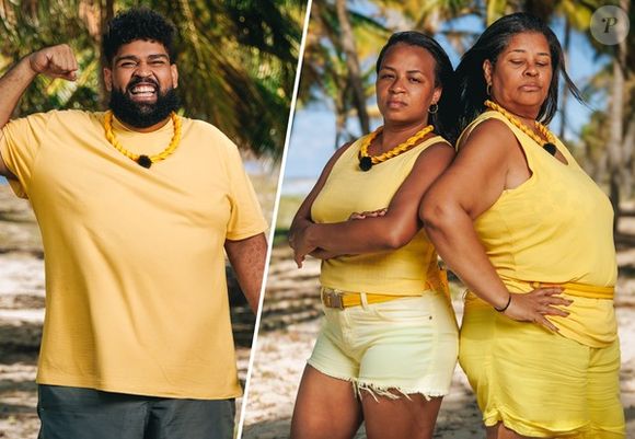 Família Chagas: Douglas Chagas, Thainá Wenceslau e Rozanda Chagas chegam à ilha trazendo um histórico de tensões após a gravidez inesperada que mudou os rumos da família