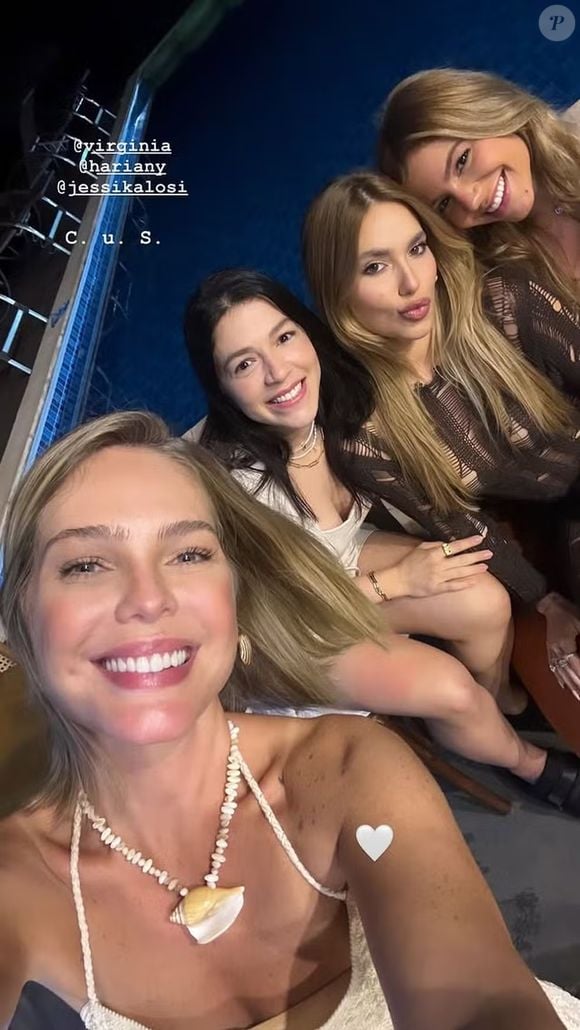 Virgínia foi envolvida em rumores de que teria algum 'climão' com Bruna Marquezine por comportamento em festa de João Guilherme