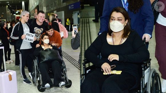 De cadeira de rodas, Preta Gil deixa o Brasil rumo aos EUA para tratamento experimental contra o câncer