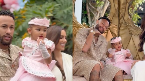 Aniversário de Mavie: filha de Neymar e Bruna Biancardi ganha festa de luxo com bolo de 5 andares, mimos e look de princesa. Veja fotos!