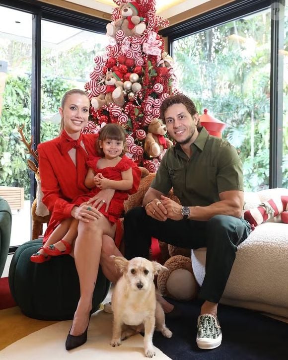 Gabriela Prioli com a sua família no Natal 2024