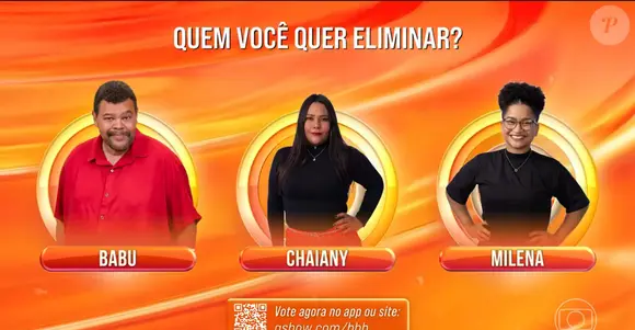 ‘BBB 26’: Babu Santana, Chaiany e Milena disputam a preferência do público no Paredão desta terça-feira (10)