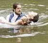 Felipe fica desesperado com afogamento de Lívia na semana de 29 de junho a 4 de julho da novela 'Além do Tempo'